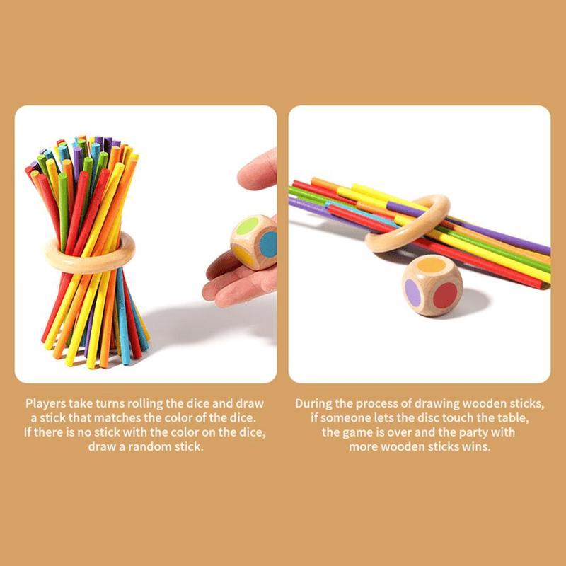 ⭐Wooden Peg Game With Balls for Children🎁