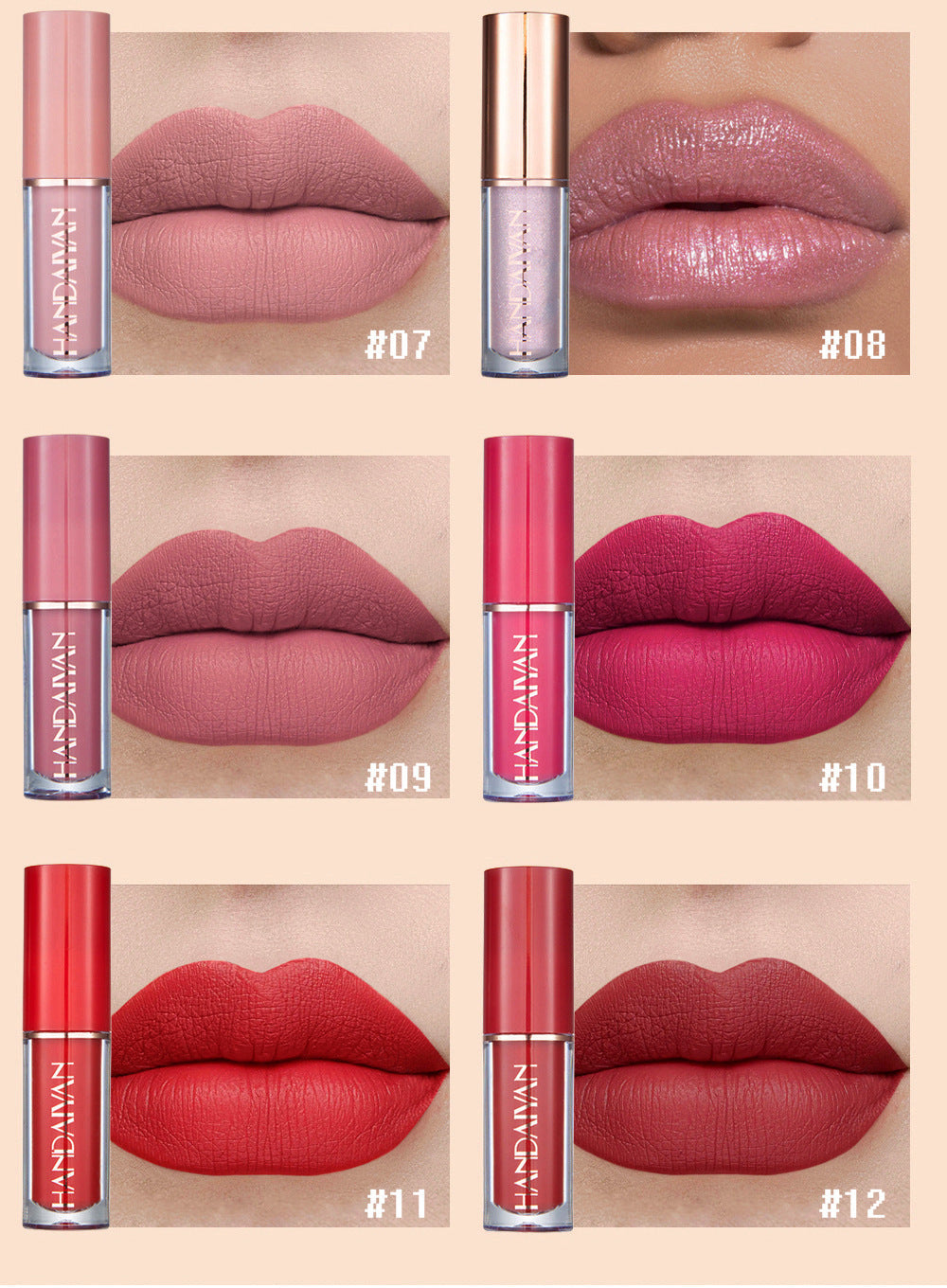 💄12-colour liquid lipstick gift set💝