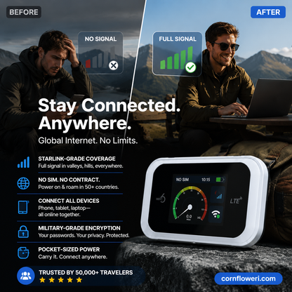 🏆HOT SALE 2026🔥Airo™ Pocket Wi-Fi Hotspot – Full 4G/LTE Coverage 🌍 | Connects 10 Devices | All-Day Battery | Military-Grade Security 🔒