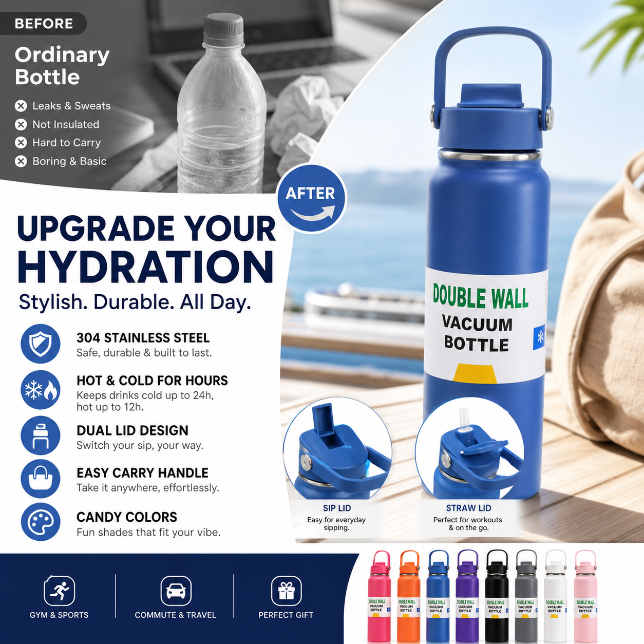 Premium Stainless Steel Insulated Tumbler