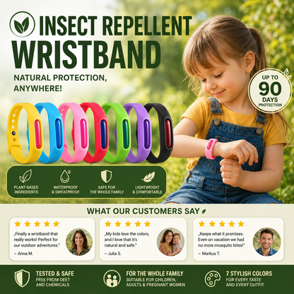 🎁 BUY 1 GET 1 FREE! 🦟 Mosquito Repellent Bracelet
