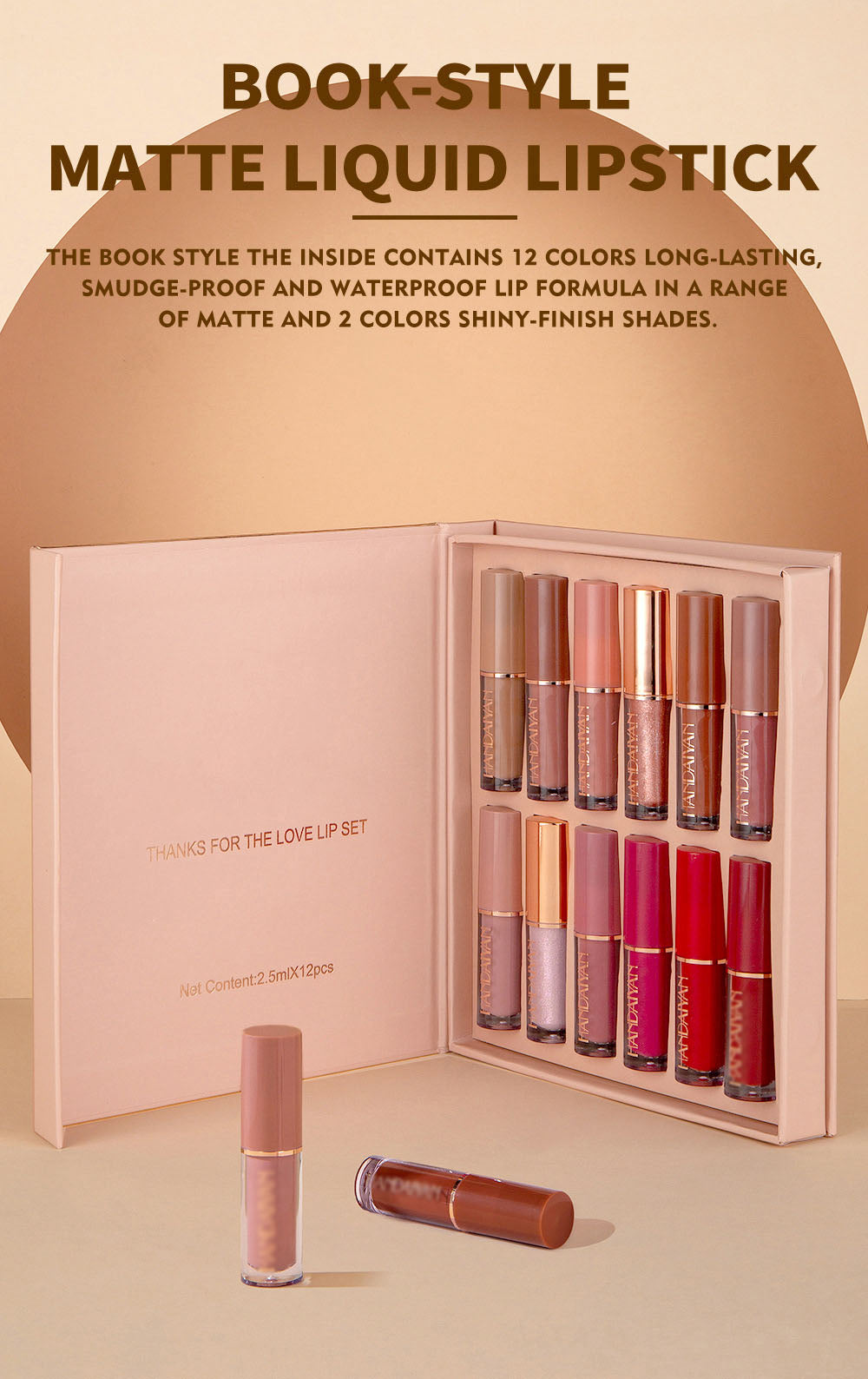 💄12-colour liquid lipstick gift set💝