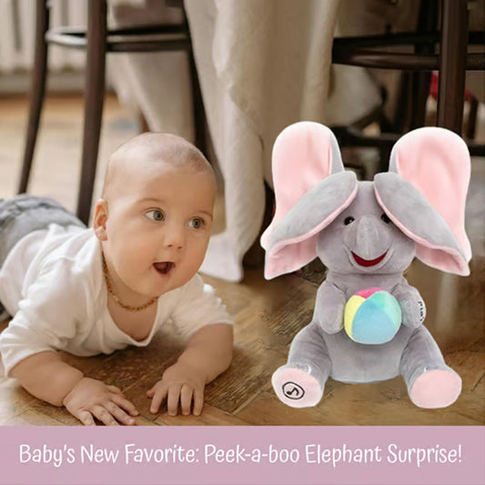 🎁Cute Hide And Seek Elephant Plush Doll🐘