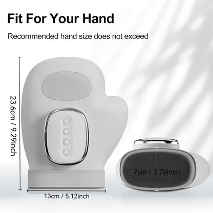 Smart Hand Massager with Heat Function – Air Pressure & Finger Zone Massage for Hands & Wrists ✋🔥