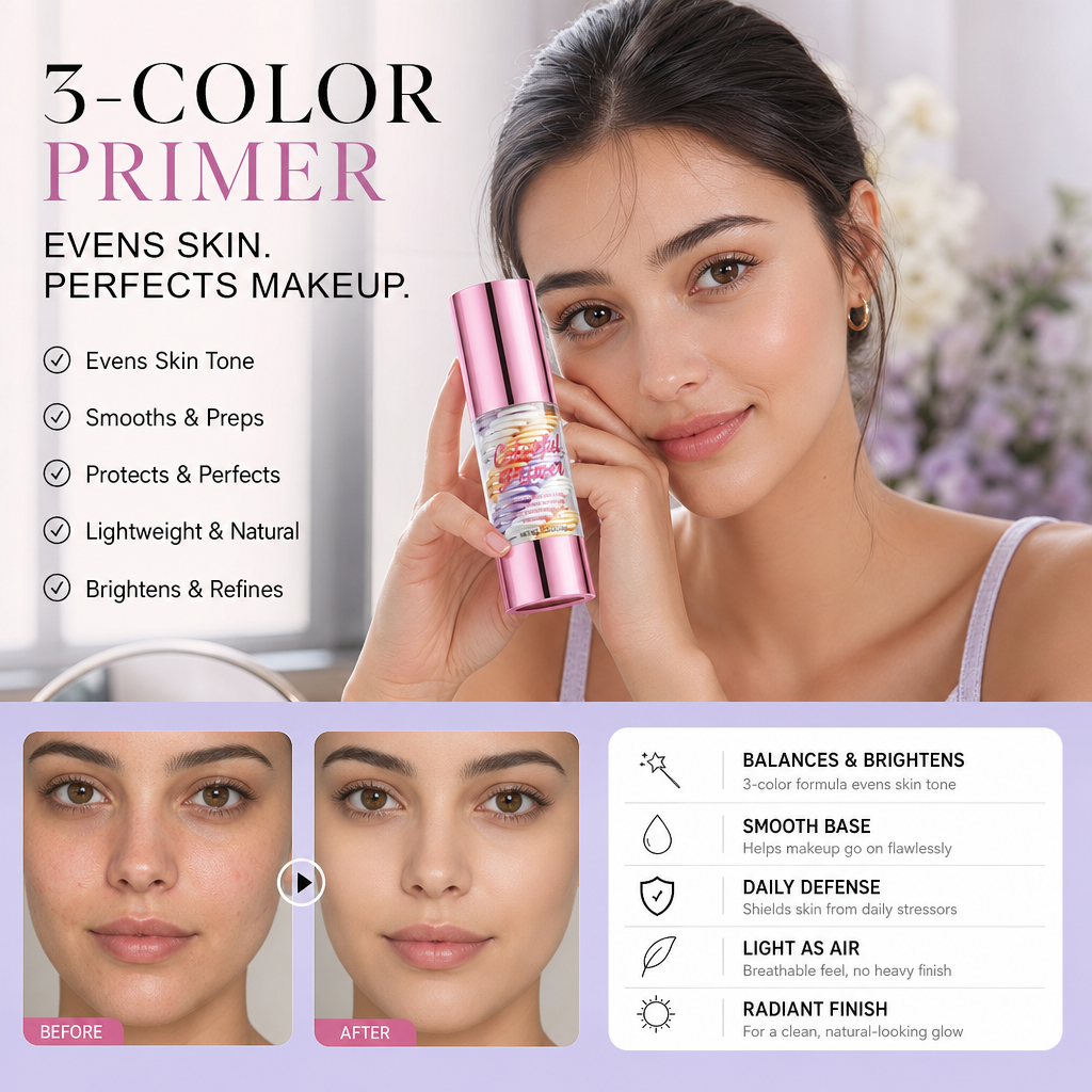💖3-In-1 Multi-Functional Primer For Face Before Makeup