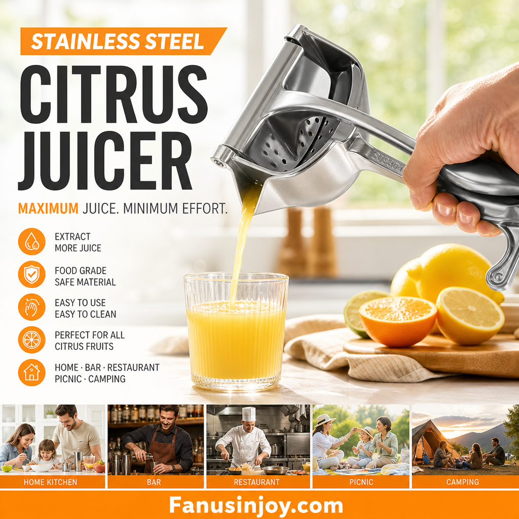 ⚡【Stainless Steel Juicer】— 50% OFF Flash Sale! Blend a “Vitamin Tornado” in 5 Seconds! 🍹🔥