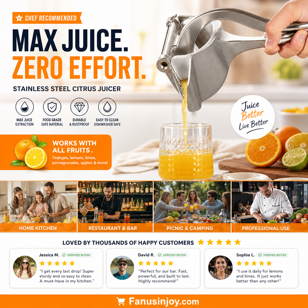 ⚡【Stainless Steel Juicer】— 50% OFF Flash Sale! Blend a “Vitamin Tornado” in 5 Seconds! 🍹🔥