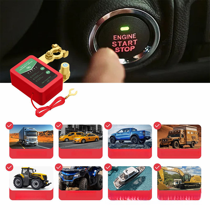 ⚡ Limited time 50% discount 🔋🚗12V/24V Remote Control Car Battery Disconnect Switch