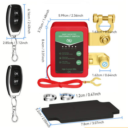 ⚡ Limited time 50% discount 🔋🚗12V/24V Remote Control Car Battery Disconnect Switch