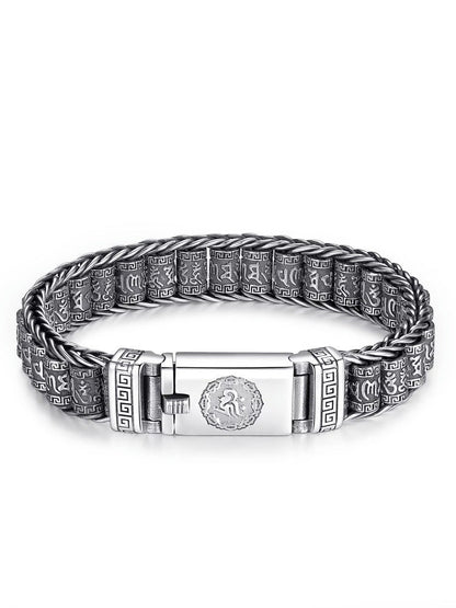 💥Six Character Truth-Prayer Wheel Bracelet⛓️