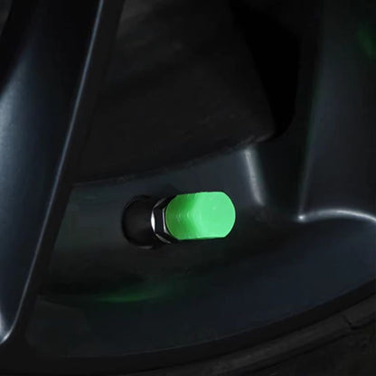 💥Glow-in-the-Dark Tire Valve Stems - Unique Auto Accessory