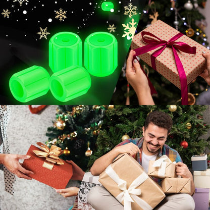 💥Glow-in-the-Dark Tire Valve Stems - Unique Auto Accessory
