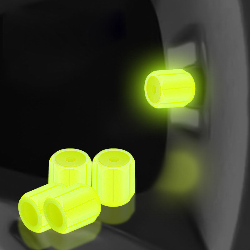 💥Glow-in-the-Dark Tire Valve Stems - Unique Auto Accessory