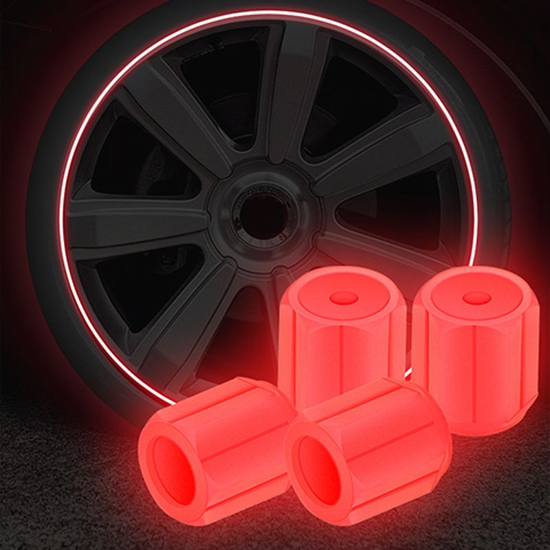 💥Glow-in-the-Dark Tire Valve Stems - Unique Auto Accessory
