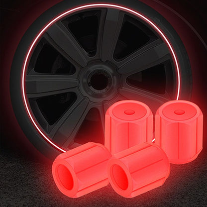 💥Glow-in-the-Dark Tire Valve Stems - Unique Auto Accessory