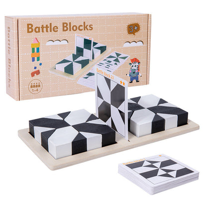 🔥Super Hot Sale 50% OFF🔥Creative Black & White Block Puzzles Set for Kids