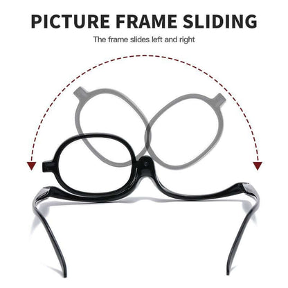 💕2026 HOT SALE🎁Rotating Makeup Glasses🧐