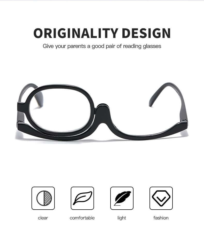 💕2026 HOT SALE🎁Rotating Makeup Glasses🧐