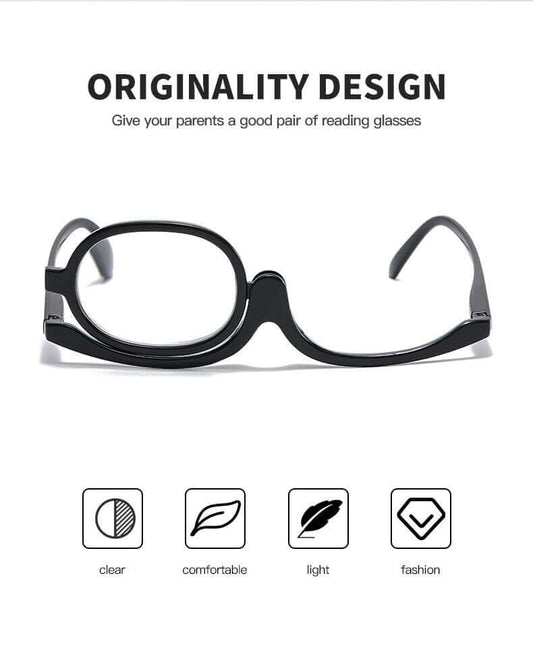 💕2026 HOT SALE🎁Rotating Makeup Glasses🧐