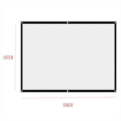📺49% OFF NOW!✨High Definition Projection Screen - 120-inch Diagonal with Matte White Surface for Crystal Clear Home Cinema Experience🎬🌟