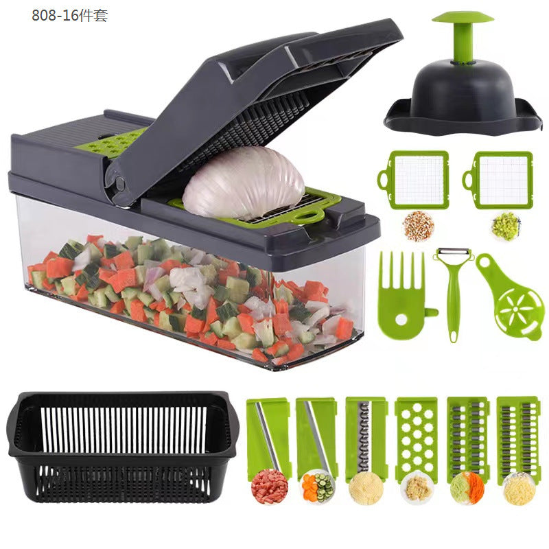 🎁 MOTHER’S DAY SALE 50% OFF!!! 🧑‍🍳Multi-Knife™ | Multi-function vegetable cutter | 16-piece set🥗