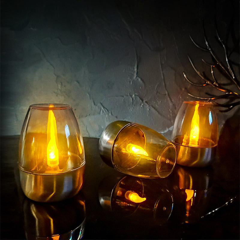 🕯️ BUY 2 GET 1 FREE! ☀️ Solar Flickering Tea Lights 🌙