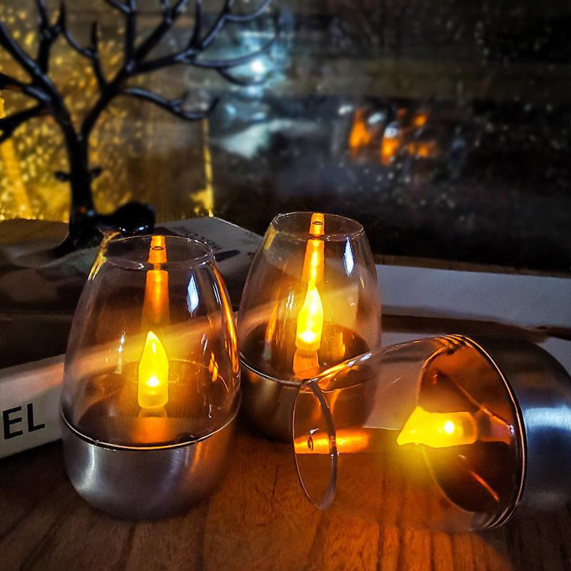 🕯️ BUY 2 GET 1 FREE! ☀️ Solar Flickering Tea Lights 🌙
