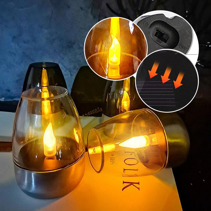 🕯️ BUY 2 GET 1 FREE! ☀️ Solar Flickering Tea Lights 🌙