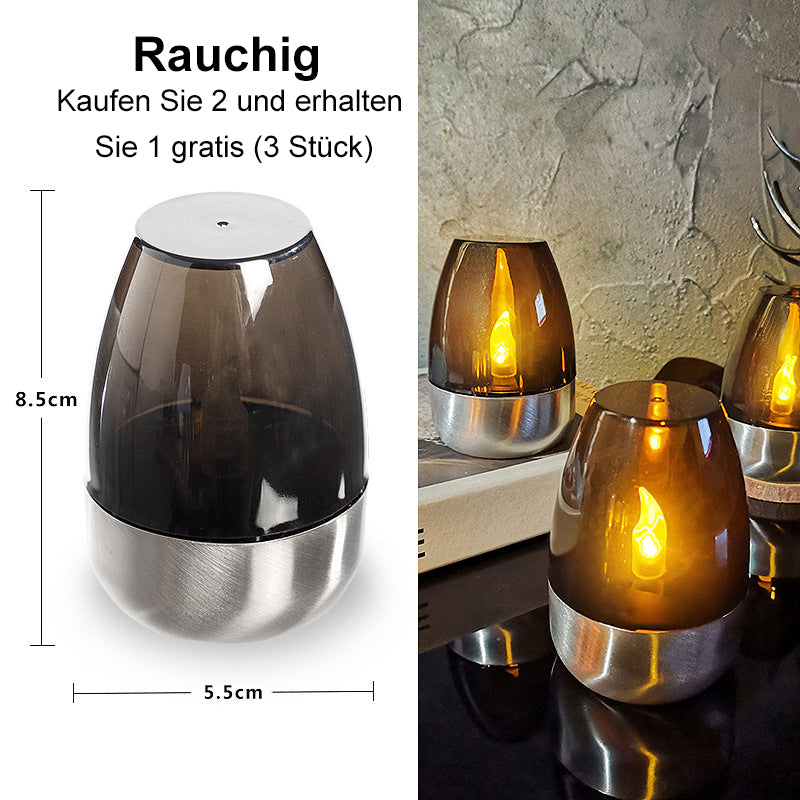🕯️ BUY 2 GET 1 FREE! ☀️ Solar Flickering Tea Lights 🌙