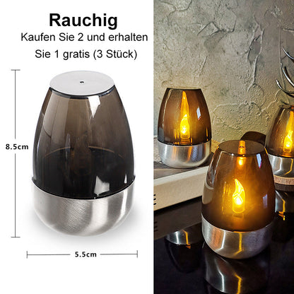 🕯️ BUY 2 GET 1 FREE! ☀️ Solar Flickering Tea Lights 🌙