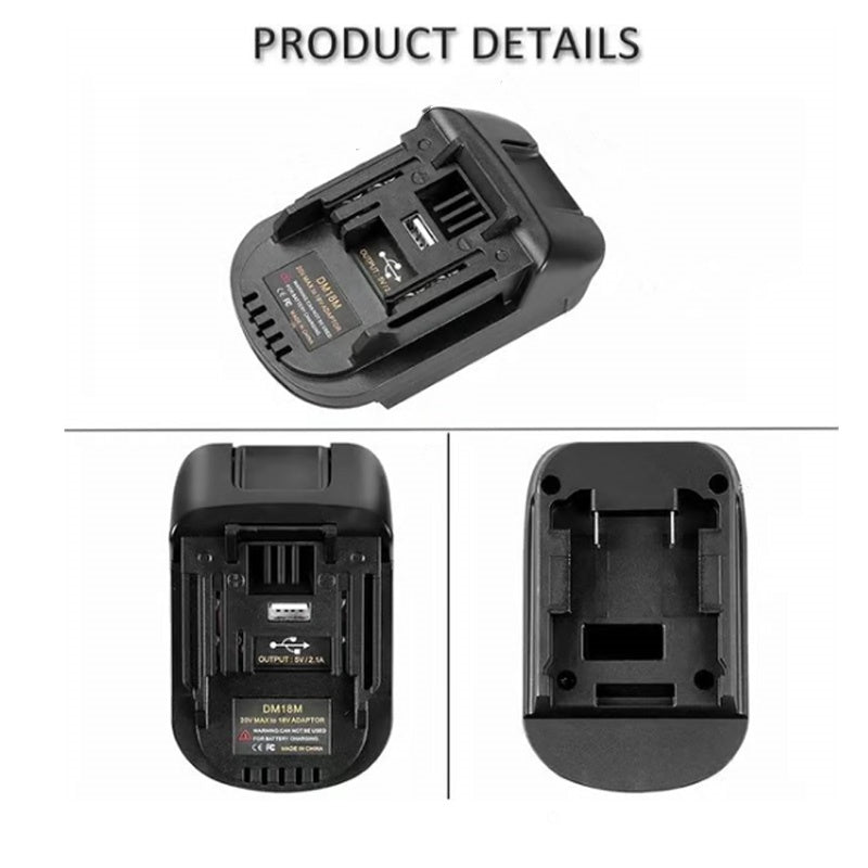 ⚡Lithium Battery Adapter for 18V Battery Tools