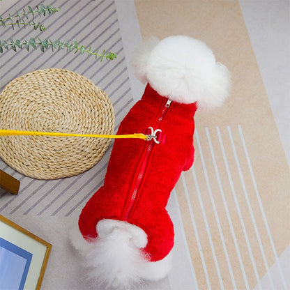 🔥 Hot Sale 50% off 🔥Winter dog jumpsuit jacket with zipper closure at the back