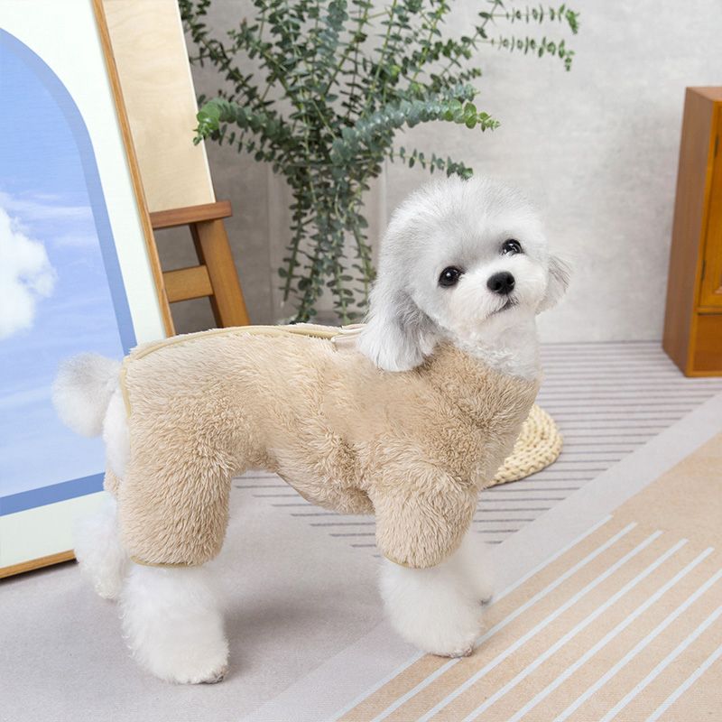 🔥 Hot Sale 50% off 🔥Winter dog jumpsuit jacket with zipper closure at the back