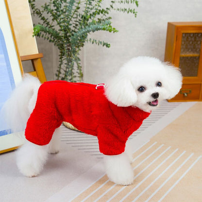 🔥 Hot Sale 50% off 🔥Winter dog jumpsuit jacket with zipper closure at the back