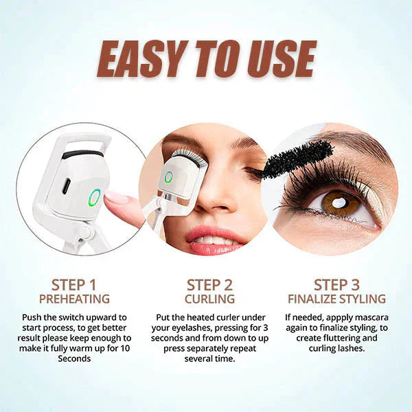 🔥2026 Hot Sale 50% OFF😍Smart Heated Eyelash Curler