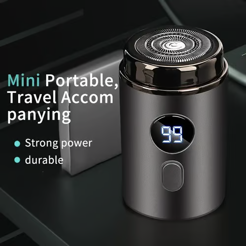🔥Hot Promotion 50% OFF🔥Men’s Powerful Mini Electric Shaver with Digital Display