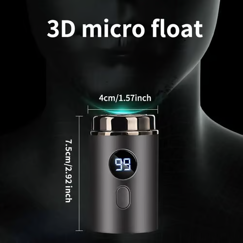 🔥Hot Promotion 50% OFF🔥Men’s Powerful Mini Electric Shaver with Digital Display