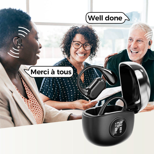 🔥Last Day Promotion 49% OFF-🎁The best gift of all-AI Translation Wireless OWS Bluetooth5.4 Earphones (Fit iOS & Android)