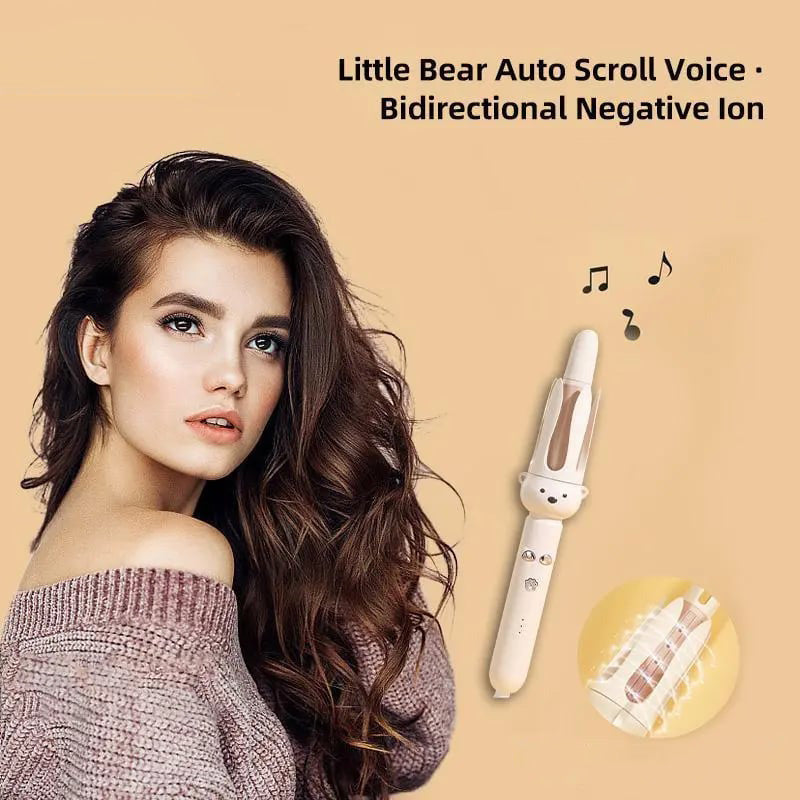 🔥28mm Negative Ion Fully Automatic Curling Iron—Create Perfect French Curls