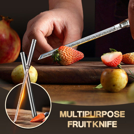 🔥Multipurpose Outdoor Portable Fruit Knife with Sheath