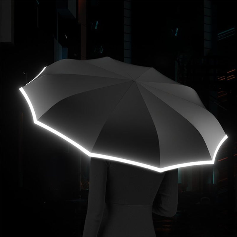 🌧️Reflective Safety Strip Ring Buckle Umbrella🌂