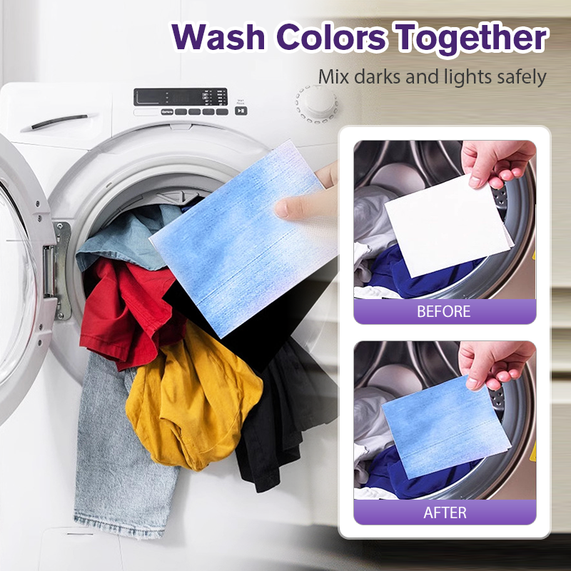 30PCS Color Catcher Sheet for Laundry
