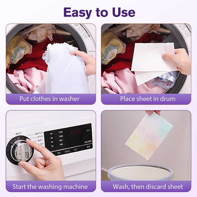 30PCS Color Catcher Sheet for Laundry