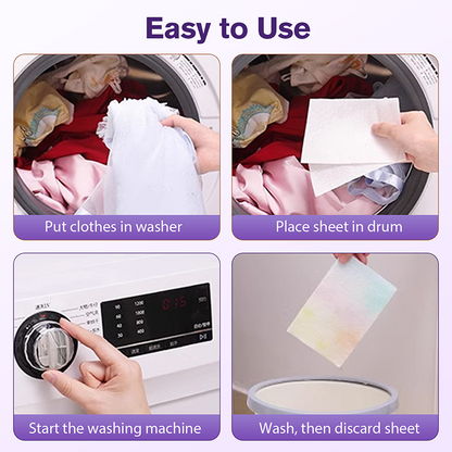 30PCS Color Catcher Sheet for Laundry