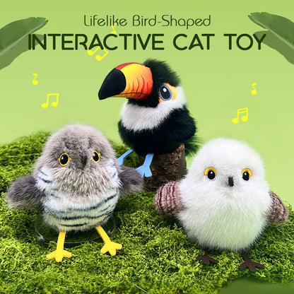 🎉Summer Special 50% off🎉Lifelike Bird-Shaped Interactive Cat Toy