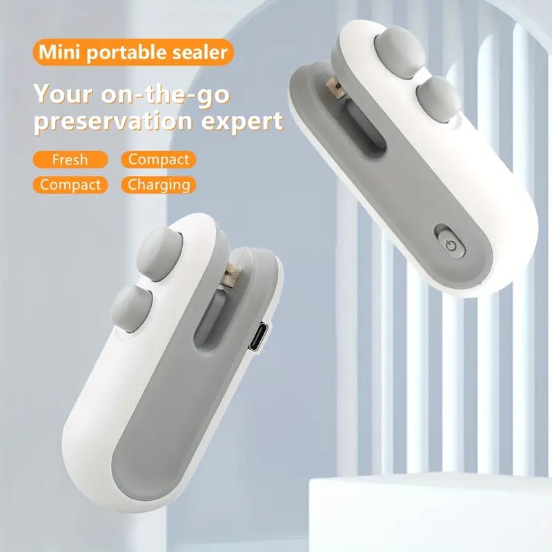 💥Mini Sealer Small Household Hand Pressure Sealer Portable Snack Plastic Bag Heat Sealing Machine