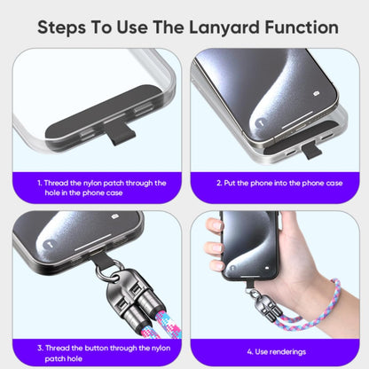 💥2 IN 1 Cell Phone Lanyard Fast Charging Data Cable