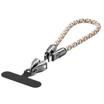 💥2 IN 1 Cell Phone Lanyard Fast Charging Data Cable