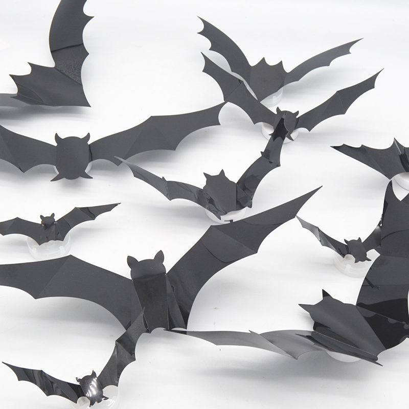 🦇Halloween 3D Bat LED Wall Light Decor🎃💡