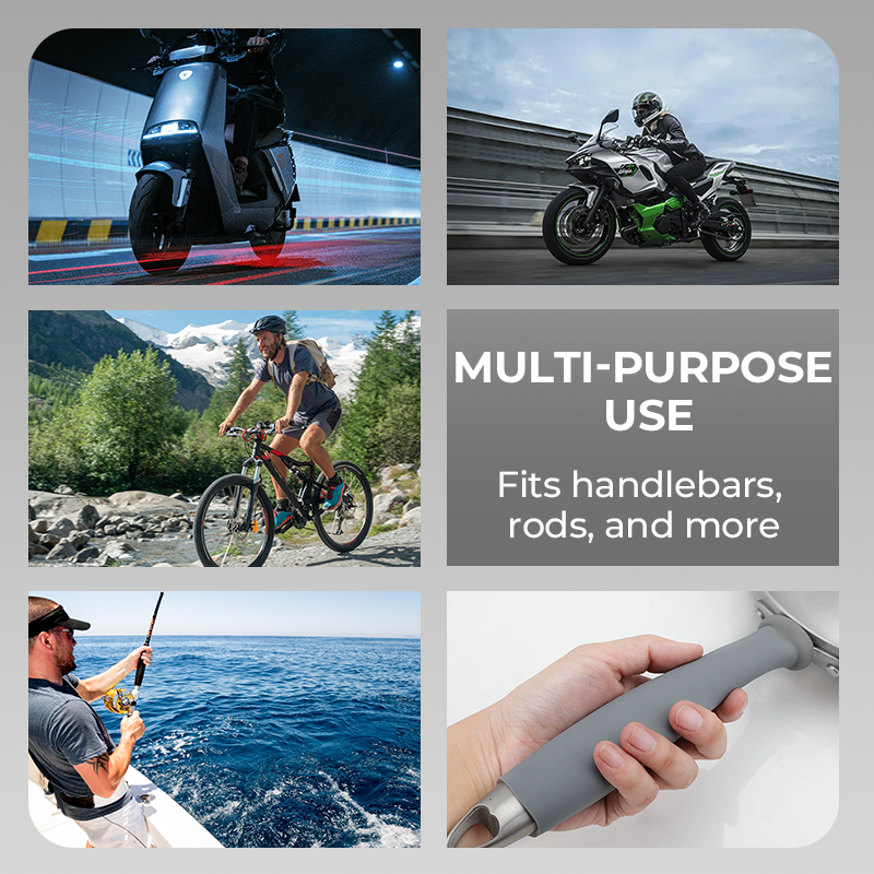Anti-Slip Shock-Absorbing Handle Cover for E-Bike & Motorcycle